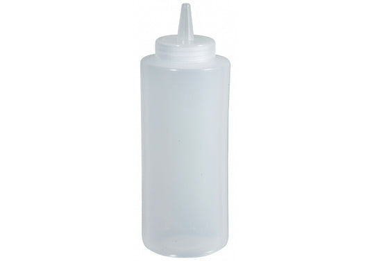 Winco PSB-08C to PSB-24Y 8–24oz 6/pk, 3 Colors Squeeze Bottles