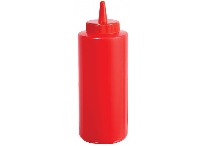 Winco PSB-08C to PSB-24Y 8–24oz 6/pk, 3 Colors Squeeze Bottles