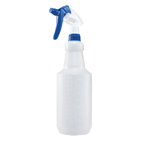 Winco PSR-9-9Y, 28oz Plastic Various Colors Spray Bottle