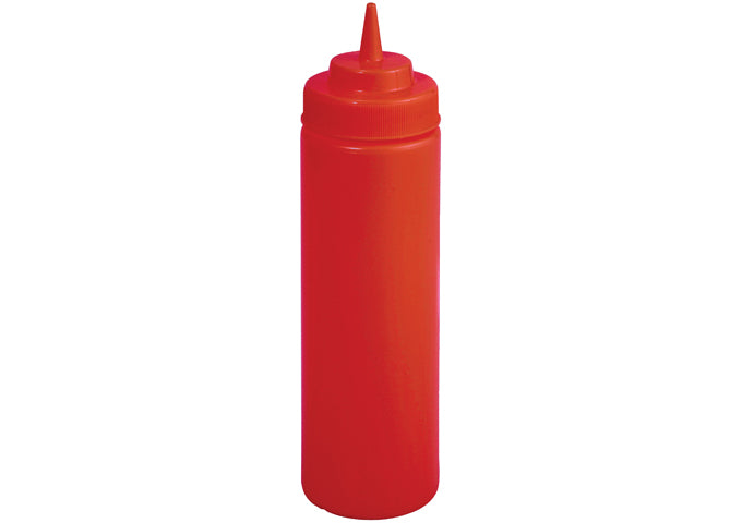 Winco PSW-12 to PSW-32Y 12-24oz 6/pk Wide Mouth Squeeze Bottles