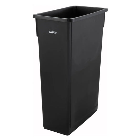 Winco PTC-23B-23SG, 23gal Slender Trash Cans in Various Colors