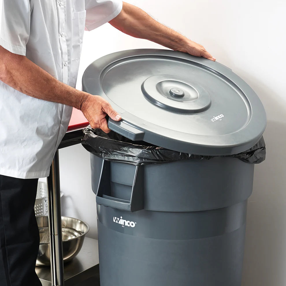 Winco PTCL-10G-44, 10-44 Gallon, Various Colors Trash Cans