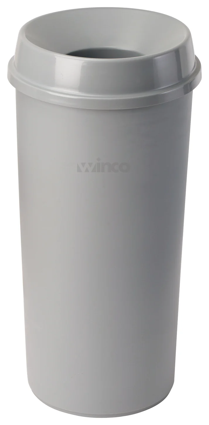 22" Gallon Round Tall Trash Can 1/Pack it has a slim round shaped design that is great for office or lobby area applications.