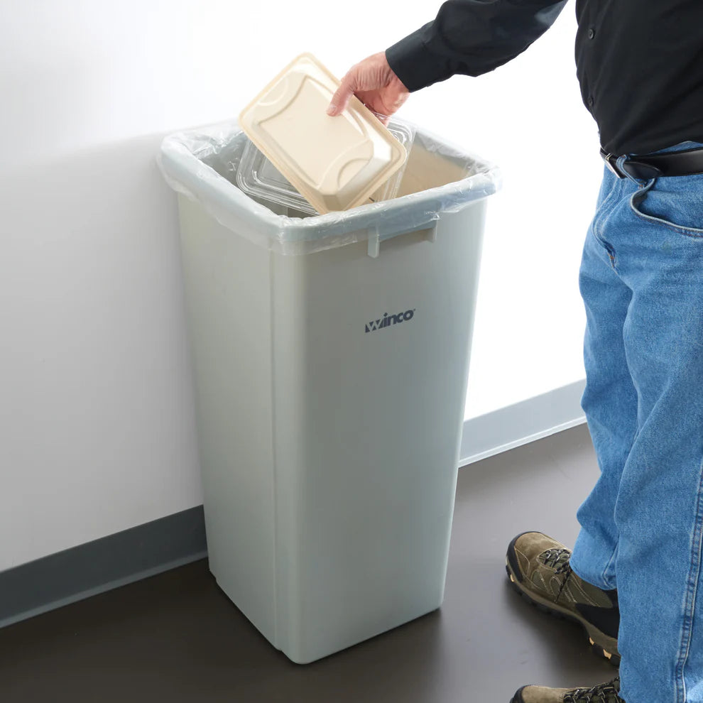 Winco PTCS-23BE-35G, 10-44 Gallon, Various Colors Trash Cans