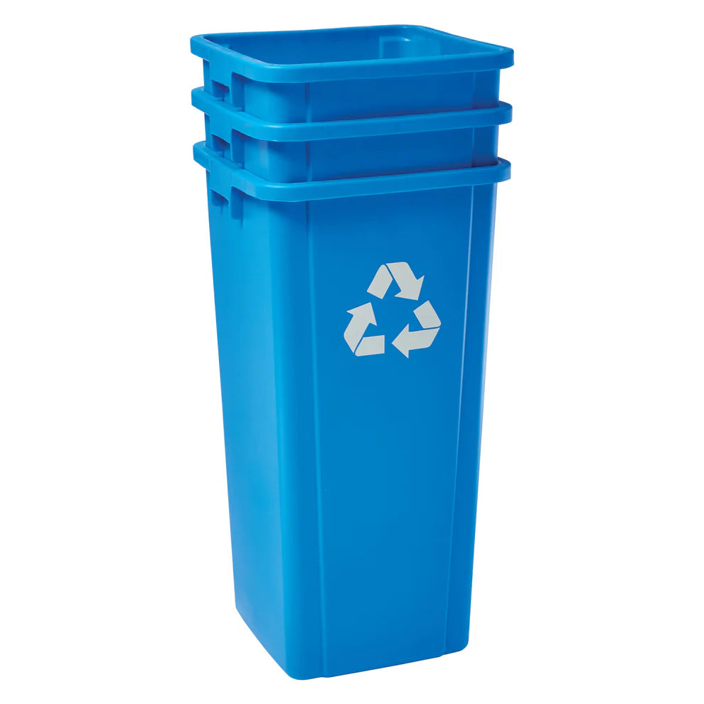 Winco PTCS-23BE-35G, 10-44 Gallon, Various Colors Trash Cans