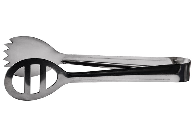 Winco PTOS-8 7-3/4" Stainless Steel Salad Tong