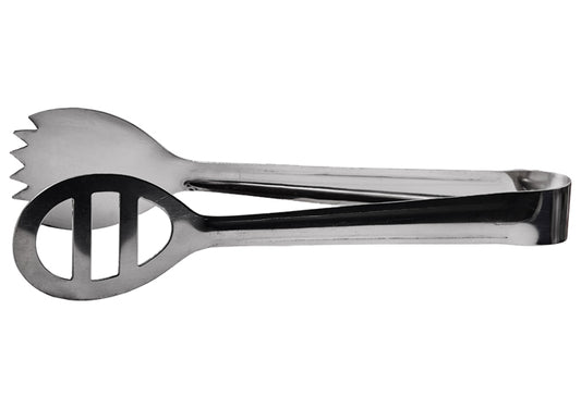 Winco PTOS-8 7-3/4" Stainless Steel Salad Tong