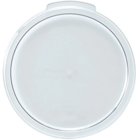 (PTRC-12/18/22 6/Pack, PTRC-1 12/Pack, PTRC-2/4 12/Pack, PTRC-6/8 12/Pack) Cover for Round Storage Container lock in freshness and keep contaminants out with this food storage cover. Made of polypropylene, it offers a tight seal and is strong enough to handle heavy use without bending out of shape. This cover can be remove easily with your thumb tab.&nbsp;