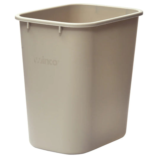 Winco PWR-28BE to 41K, 28-41 Qt Rectangular LDPE Wastebaskets, EA