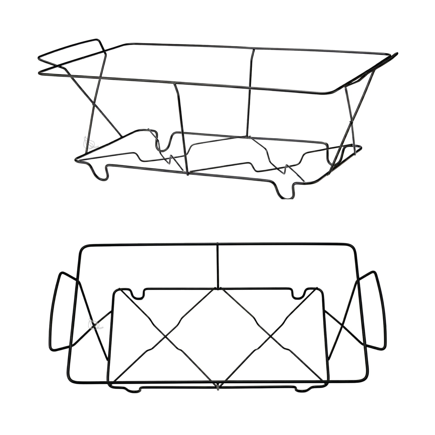 Wire Chafing Rack – Elegant Black & Gold for Buffets, Catering & Events