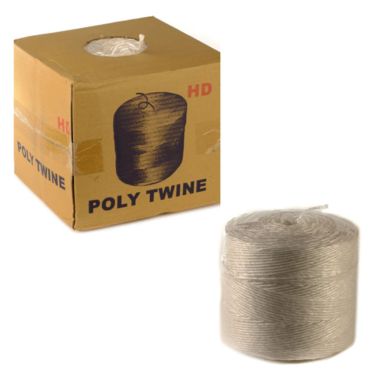 EcoQuality Polypropylene Twine 2800 Feet - Carboard Bundling, Shipping, Commercial Packaging, Center Pull Box, Tie Wrap, Tying Twine, Tomato Twine