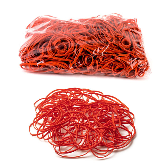 #14 Red Rubber Bands 2250pc Per Box (2" x 1/16")