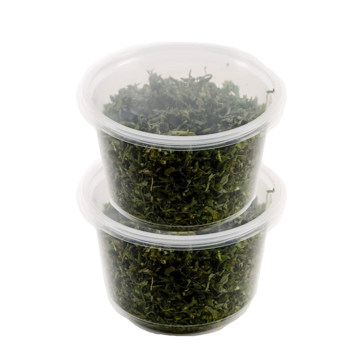 Round Plastic Deli Food Storage Containers with Lids Translucent Clear (8oz, 16oz, 32oz)