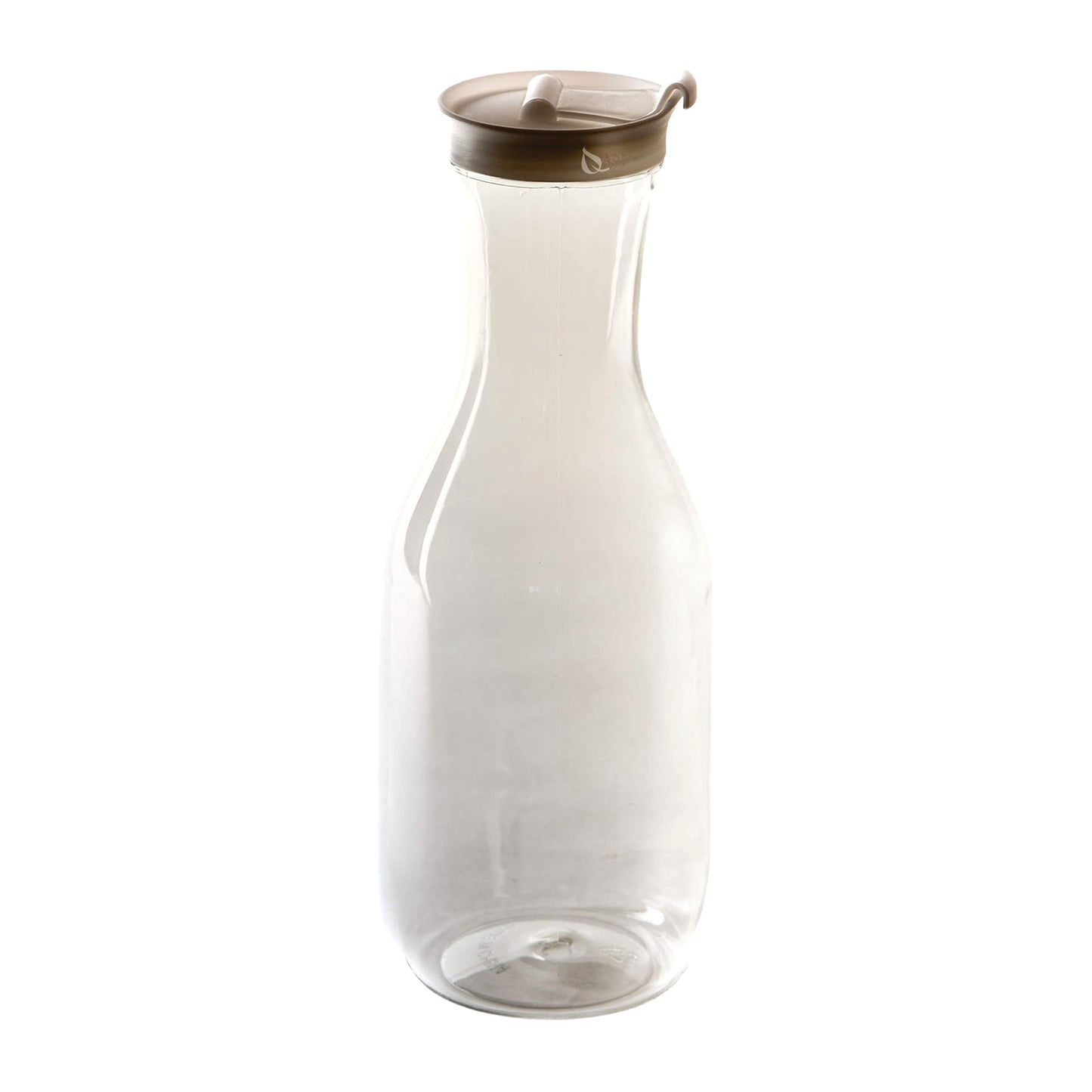 50oz Clear Plastic Heavy Duty Carafes with Flip Top Lid Large Water Pitcher