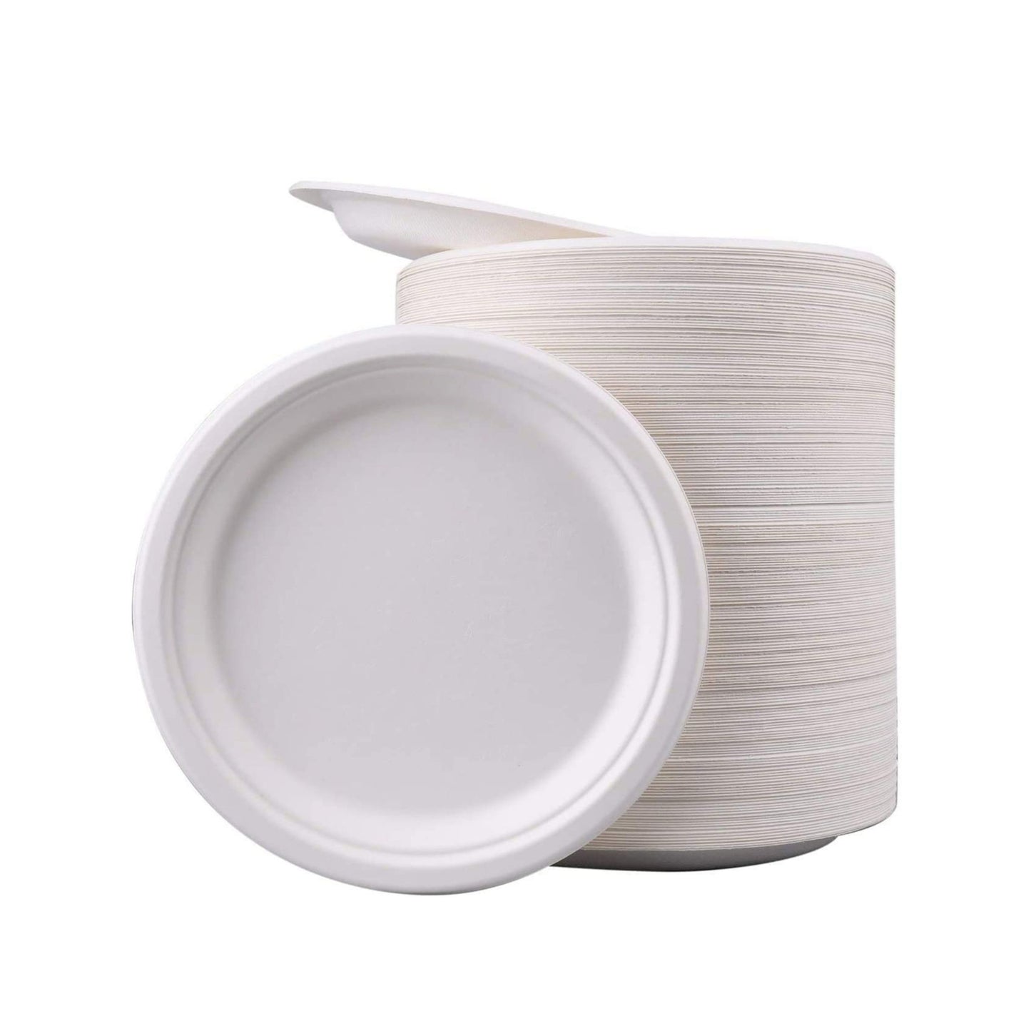 EcoQuality Compostable 6" Fiber Plates