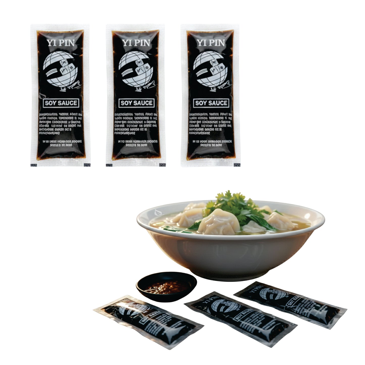 Yi Pin Chinese Soy Sauce Take Out Delivery Packets 8 Grams Per Packet No MSG Gluten Free