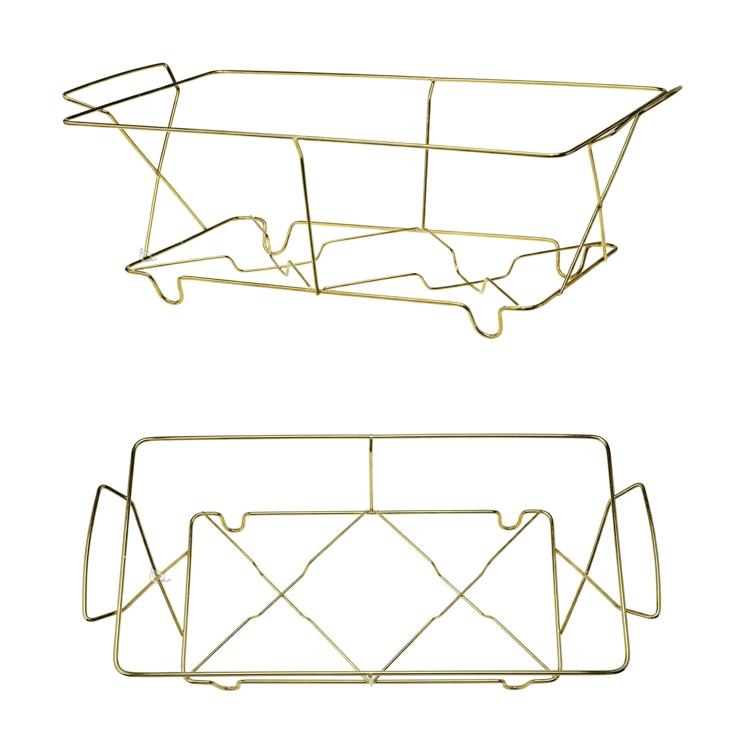 Wire Chafing Rack – Elegant Black & Gold for Buffets, Catering & Events