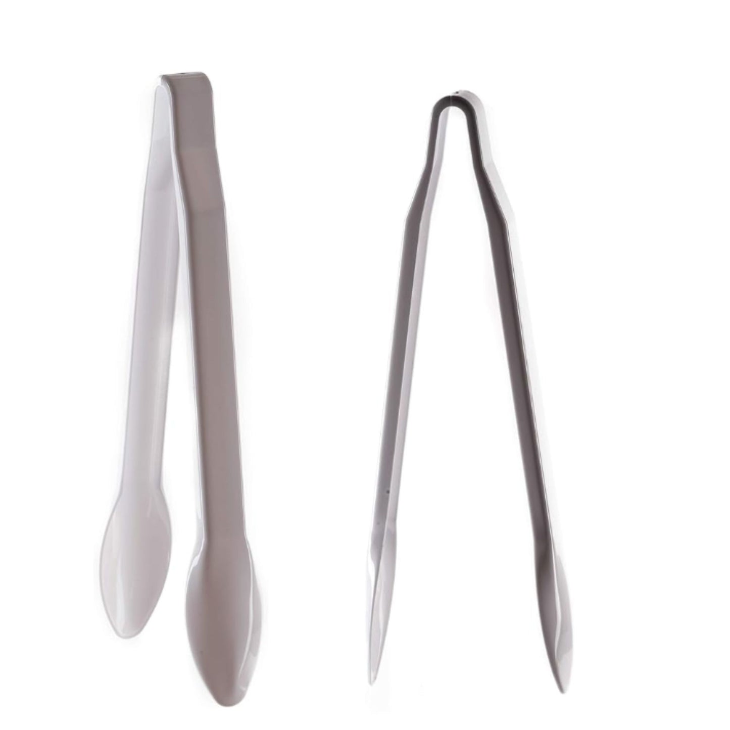9" Heavy Duty Serving Tongs White
