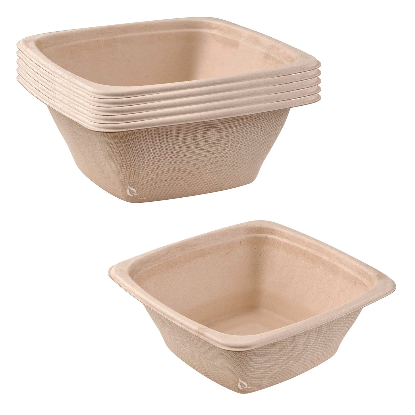 Eco Friendly Disposable Square Bowls Compostable Container