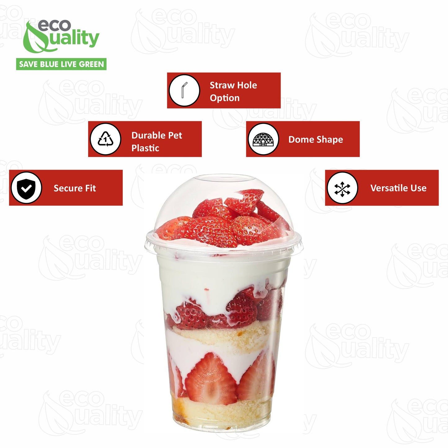Disposable Clear Plastic  Dome Lids for Standard Sized PET Cup (9oz,10oz,12oz,14oz,16oz,20oz,24oz)