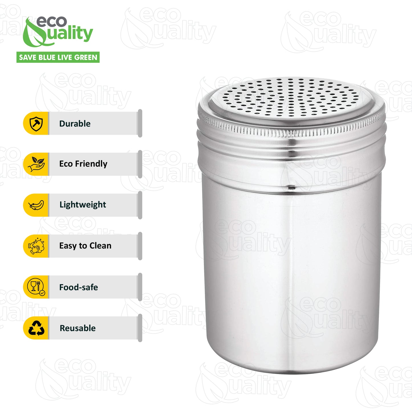 Stainless Steel Versatile Dredge Shaker Set 10oz