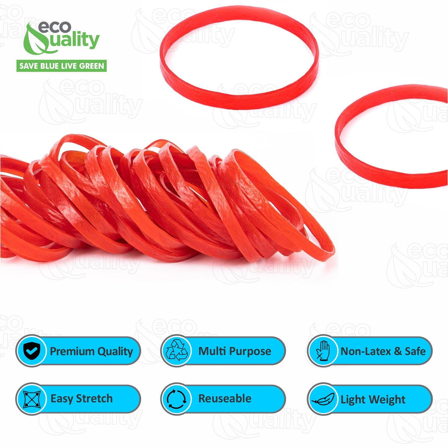 #12 Red Rubber Bands 2500pc Per Box (1-3/4" x 1/16")