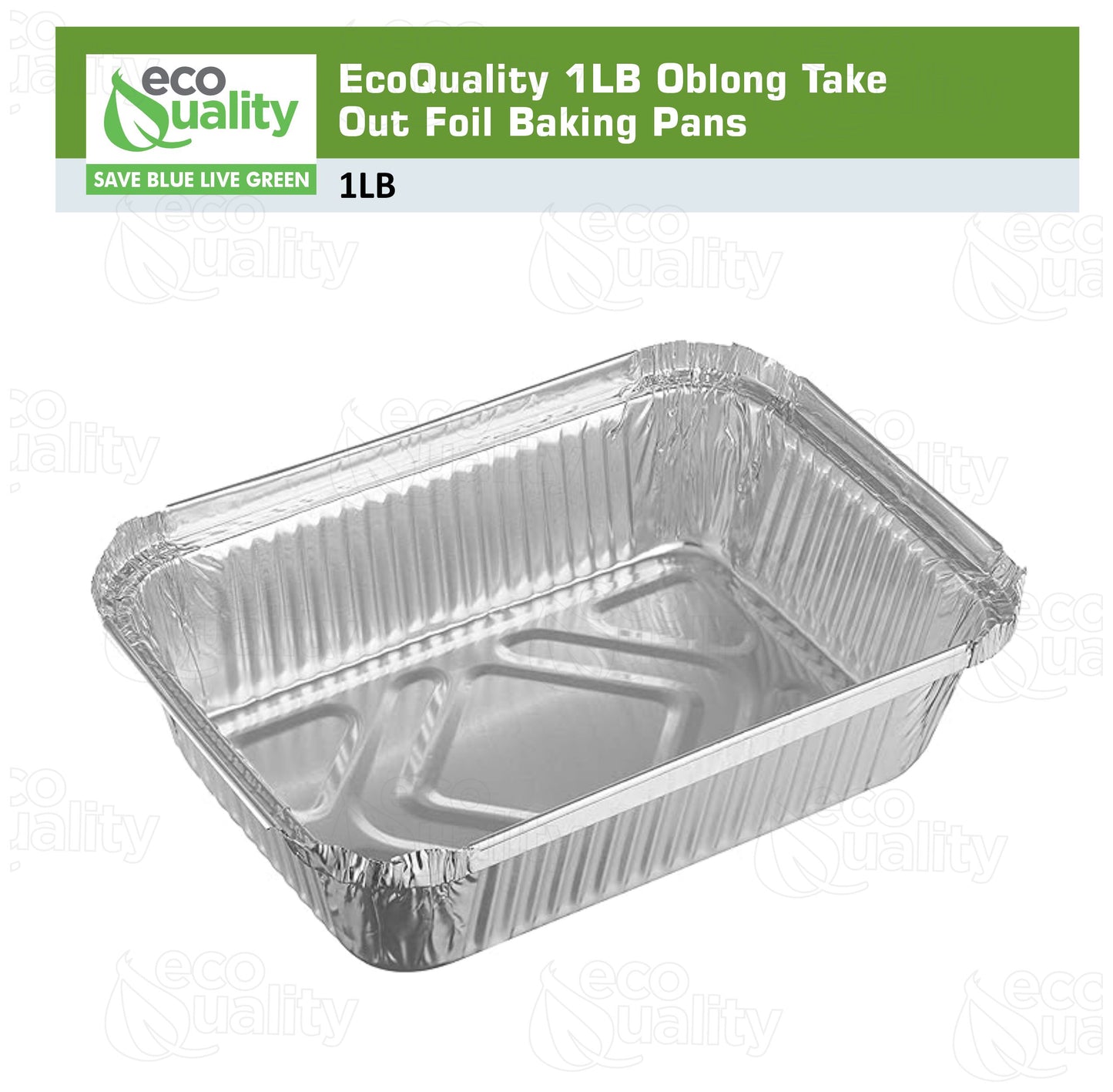 1lb Disposable Takeout Oblong Aluminum Foil Baking Pans with Dome Lids