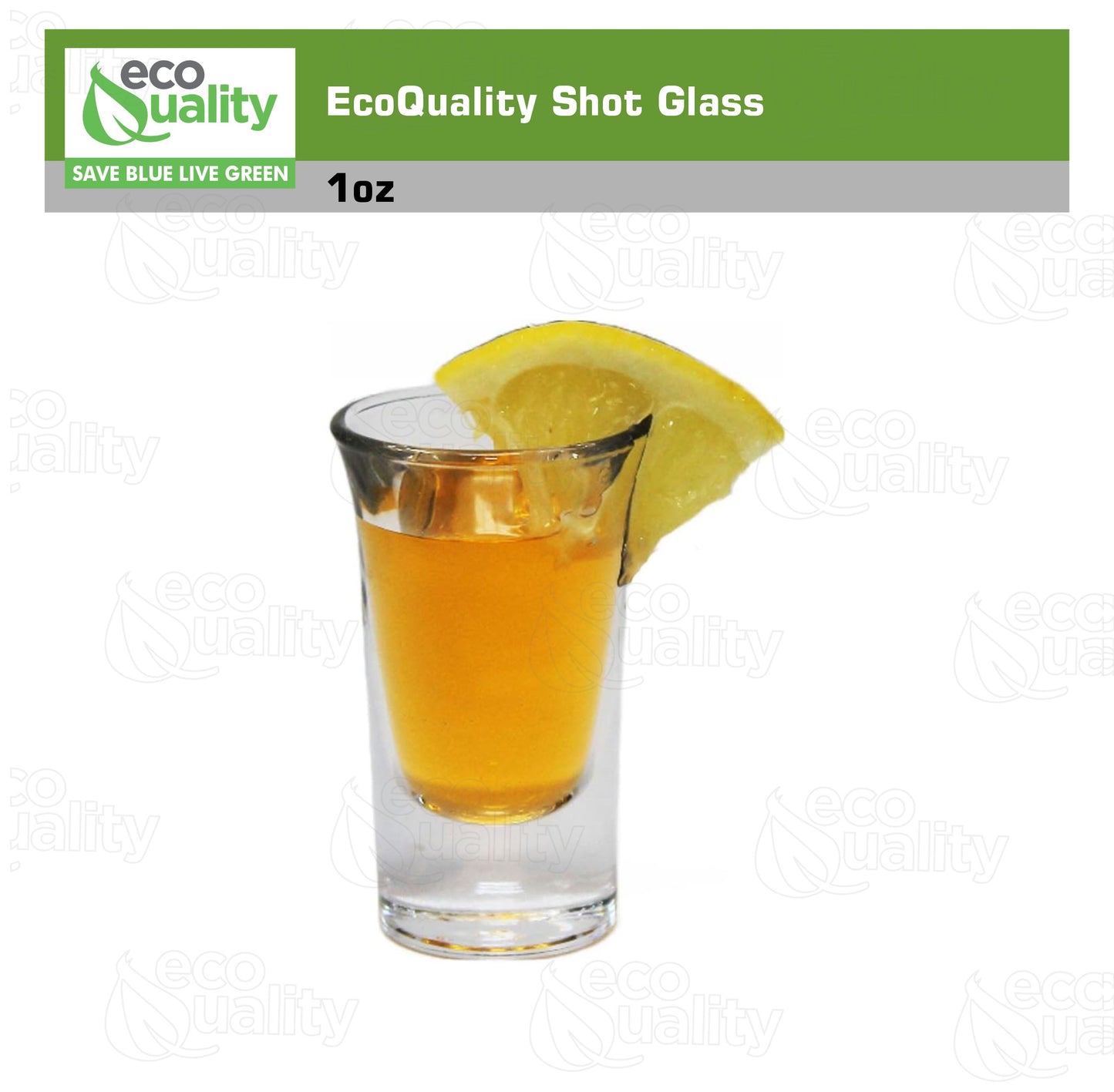 1 oz. Clear Tall Shot Whiskey Glasses