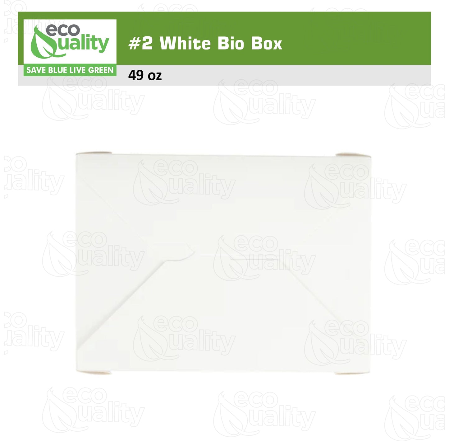 #2 White Paper Take Out Food Containers with Closeable Lid