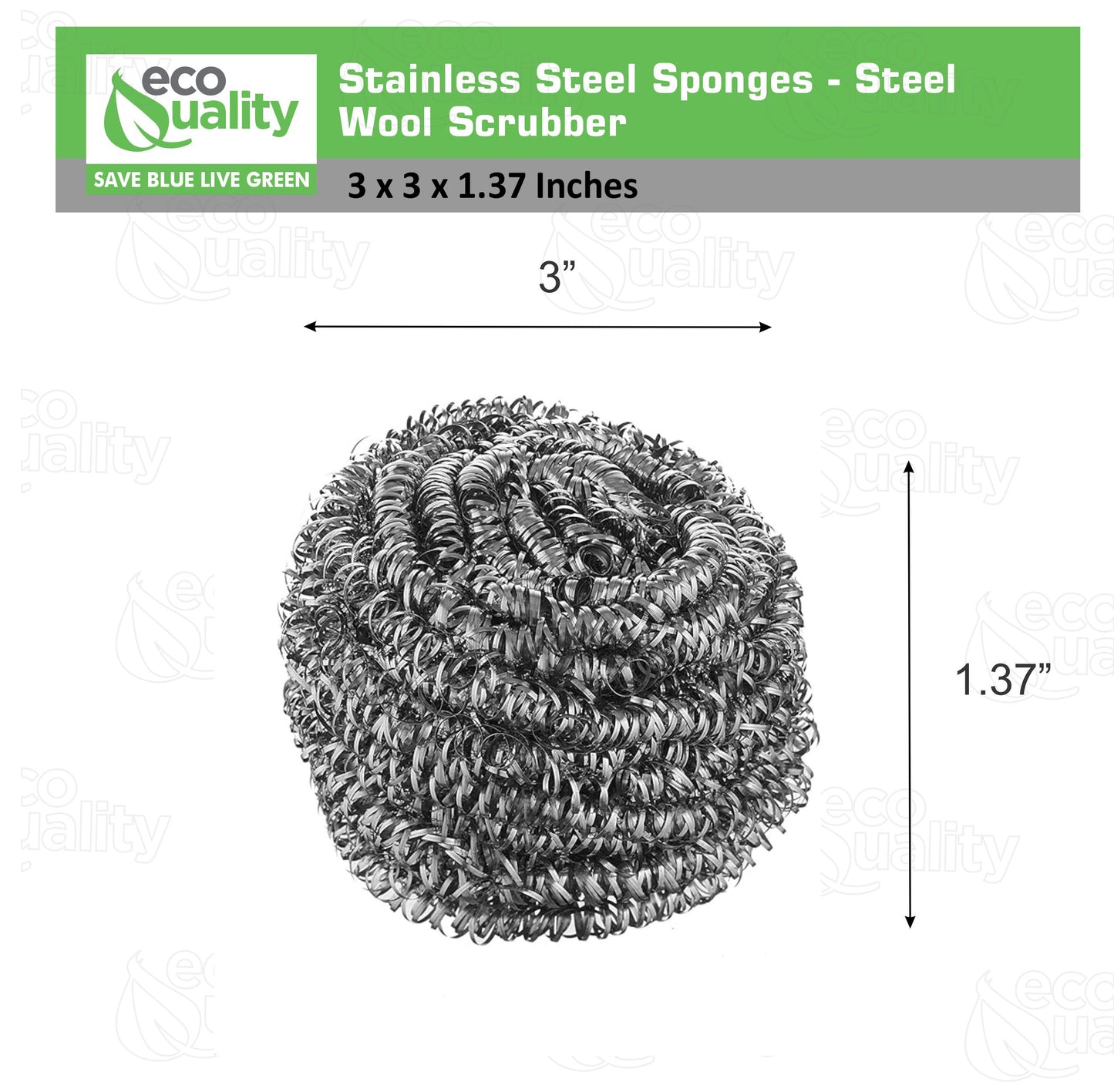 50g Stainless Steel Scrubber Steel Wool Sponges