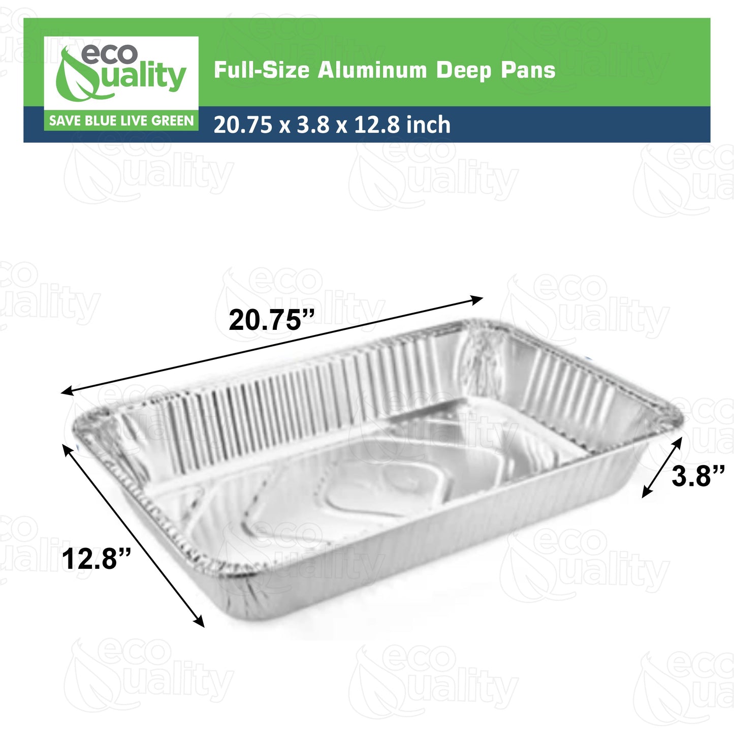 21 x 13 Disposable Aluminum Foil Full Size Deep Pans