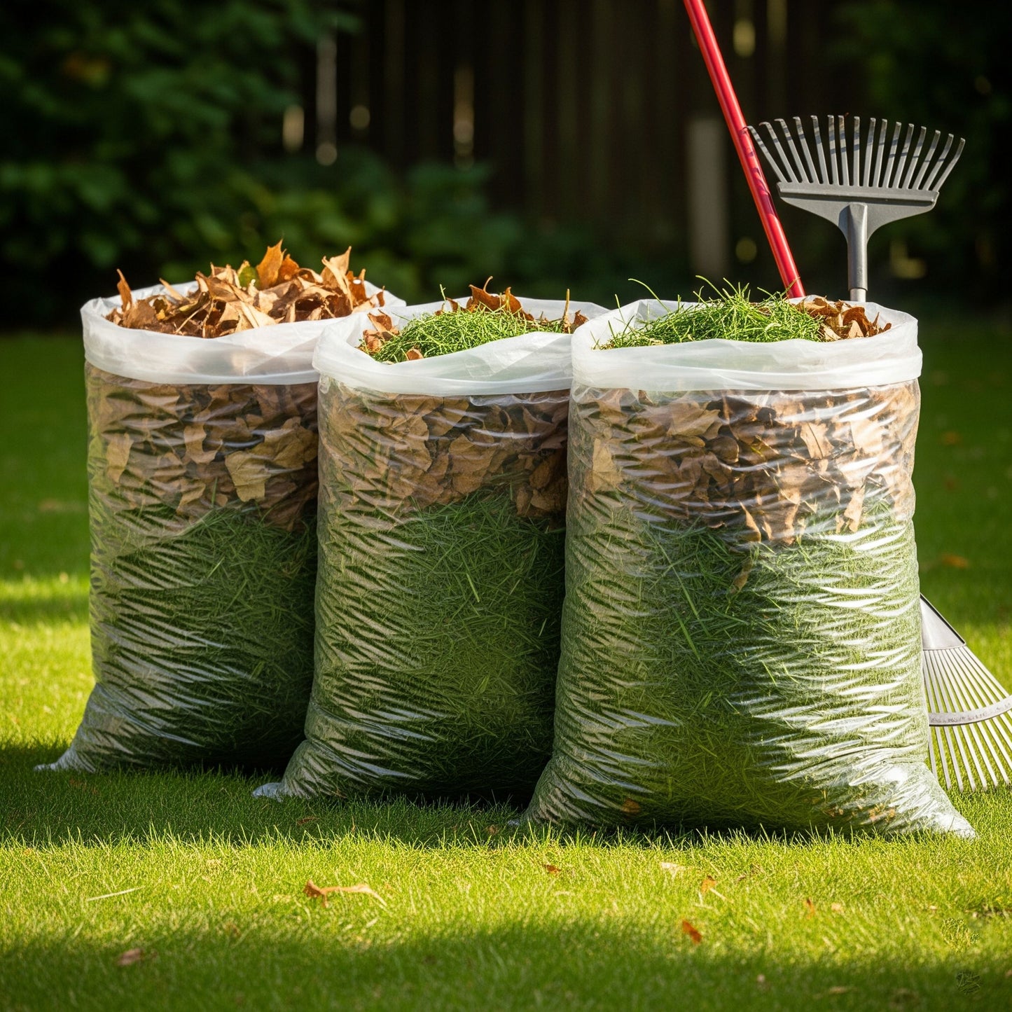 Plastic Strong Clear Recycling Trash Bags Wastebasket Receptacle Can Liner Large Heavy Duty Garbage Bags (13 gal, 30 gal, 39 gal, 46 gal, 50 gal, 58 gal)