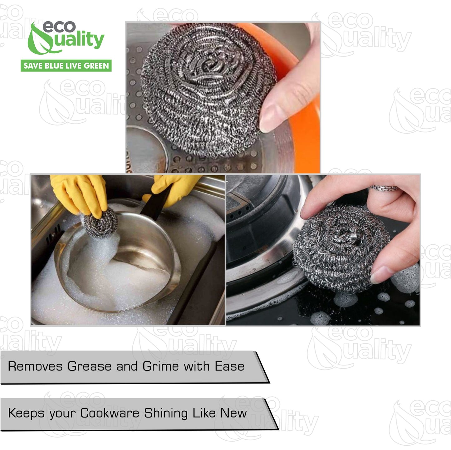 50g Stainless Steel Scrubber Steel Wool Sponges