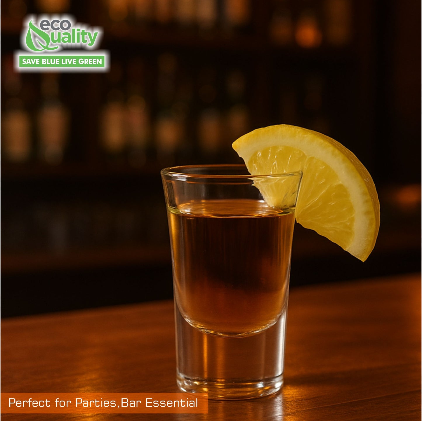 1 oz. Clear Tall Shot Whiskey Glasses