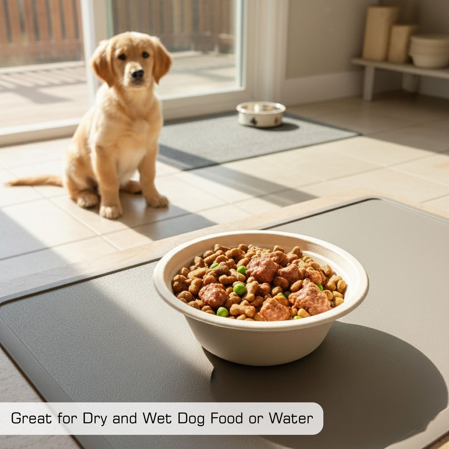 EcoQuality Compostable Dog Pet Bowls Durable Biodegradable 12oz