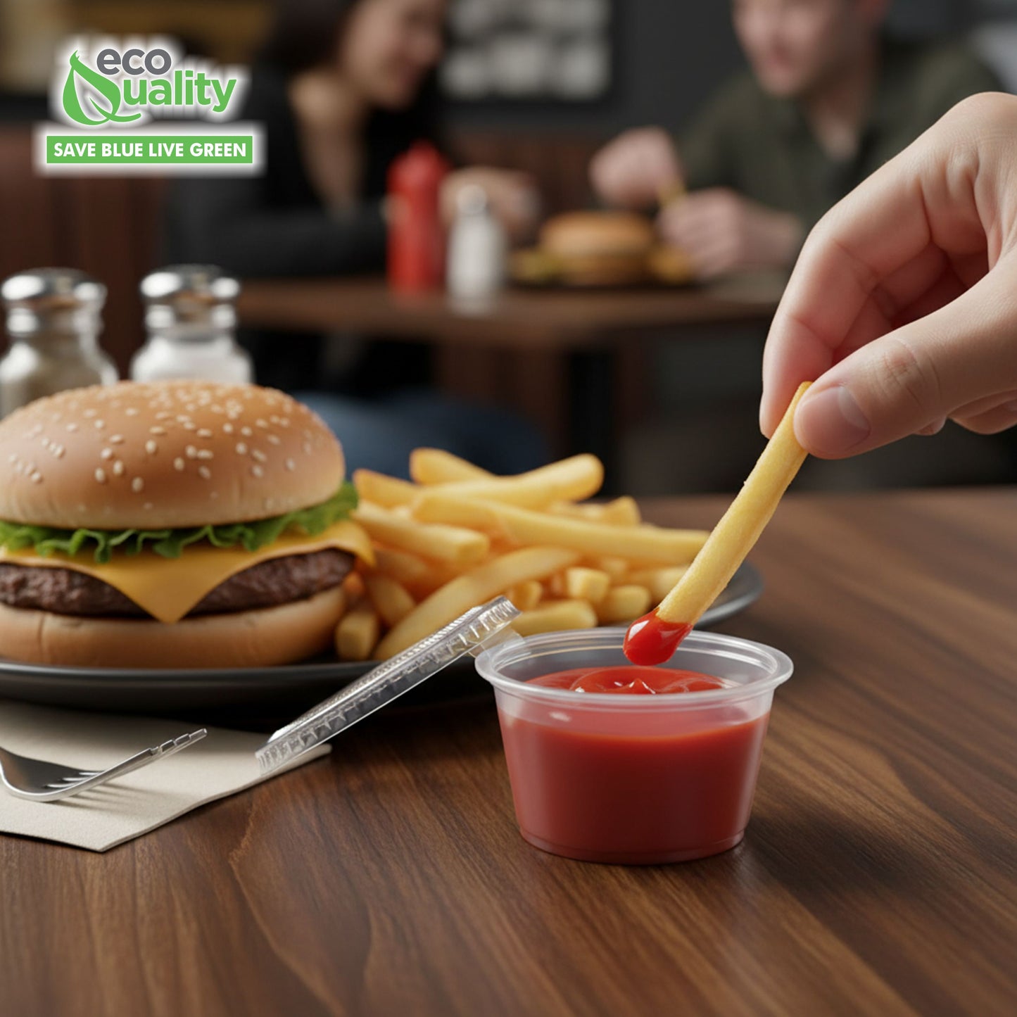 Clear Leak Proof Plastic Condiment Souffle Containers with Lids, Disposable - Perfect for Sauces, Samples, Slime, Jello Shots, Food Storage