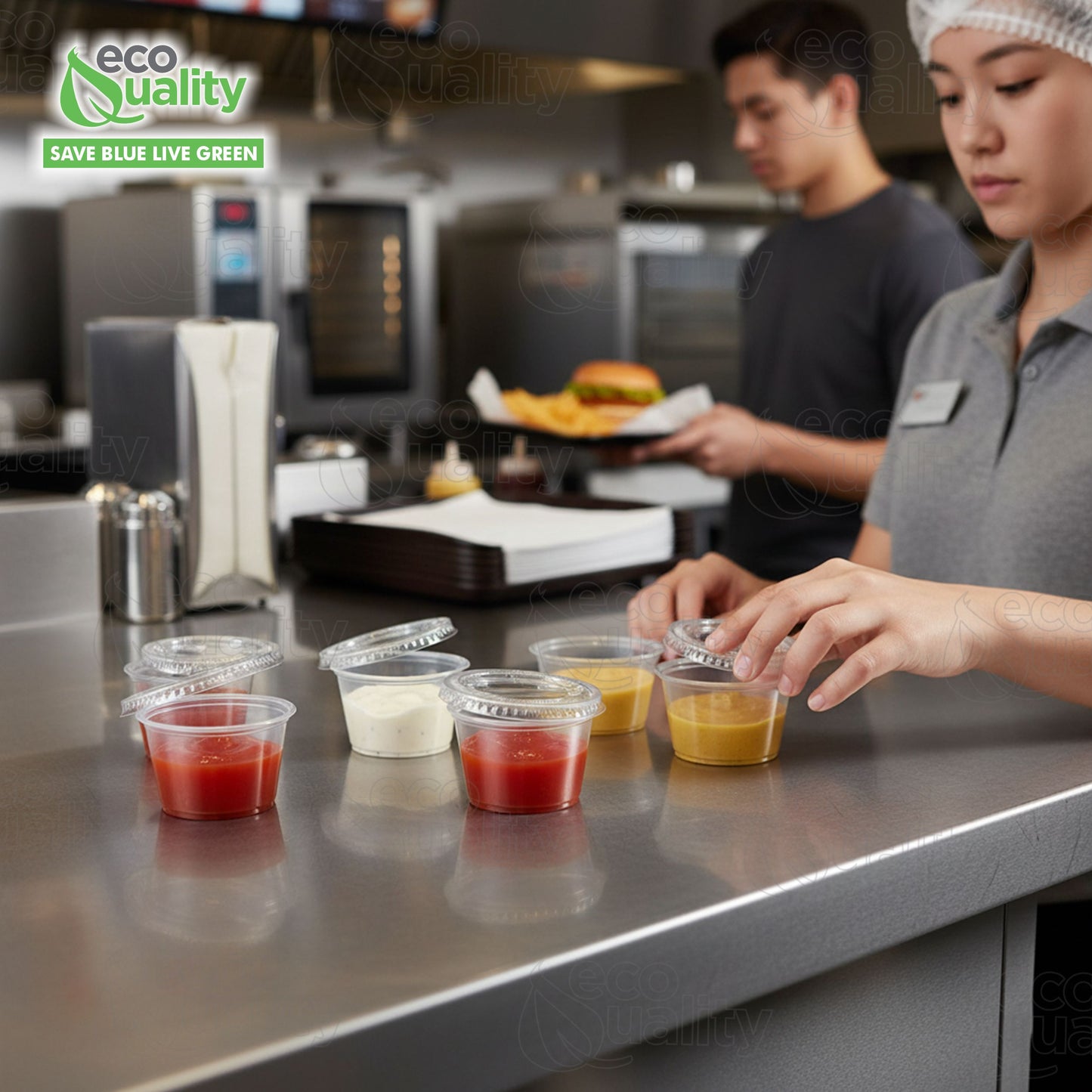 Clear Leak Proof Plastic Condiment Souffle Containers with Lids, Disposable - Perfect for Sauces, Samples, Slime, Jello Shots, Food Storage