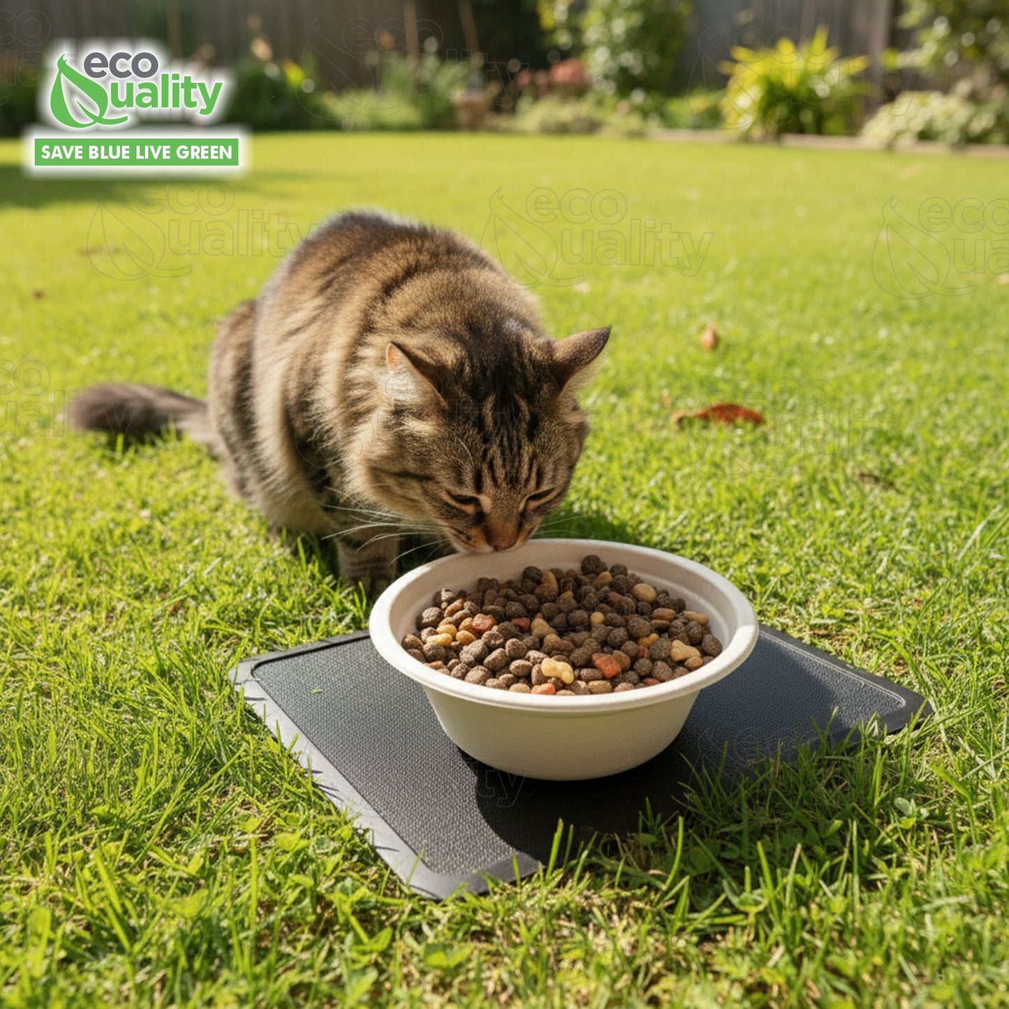 EcoQuality Compostable Dog Pet Bowls Durable Biodegradable 12oz