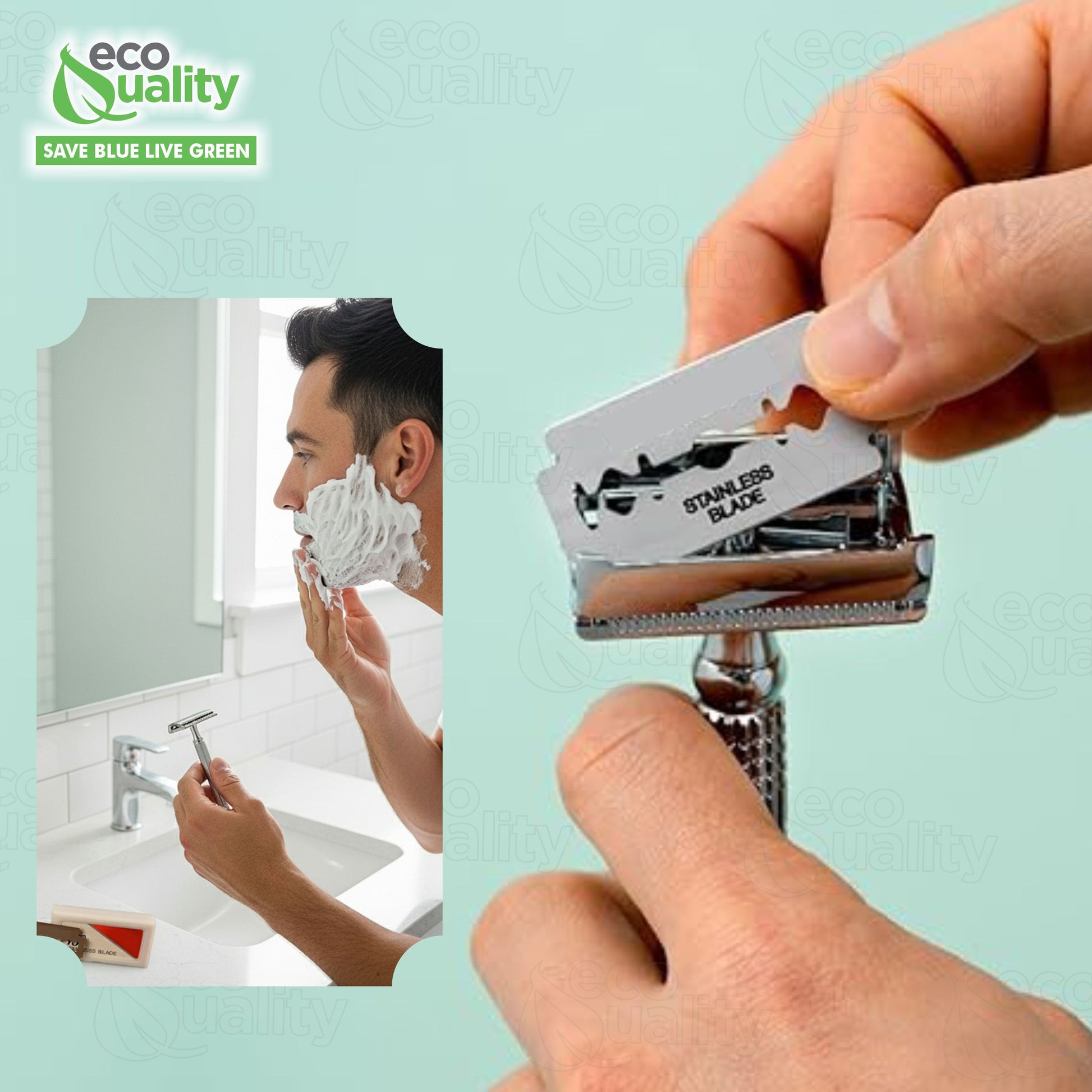 Platinum Double Edge Stainless Steel Shaving Razor Blades