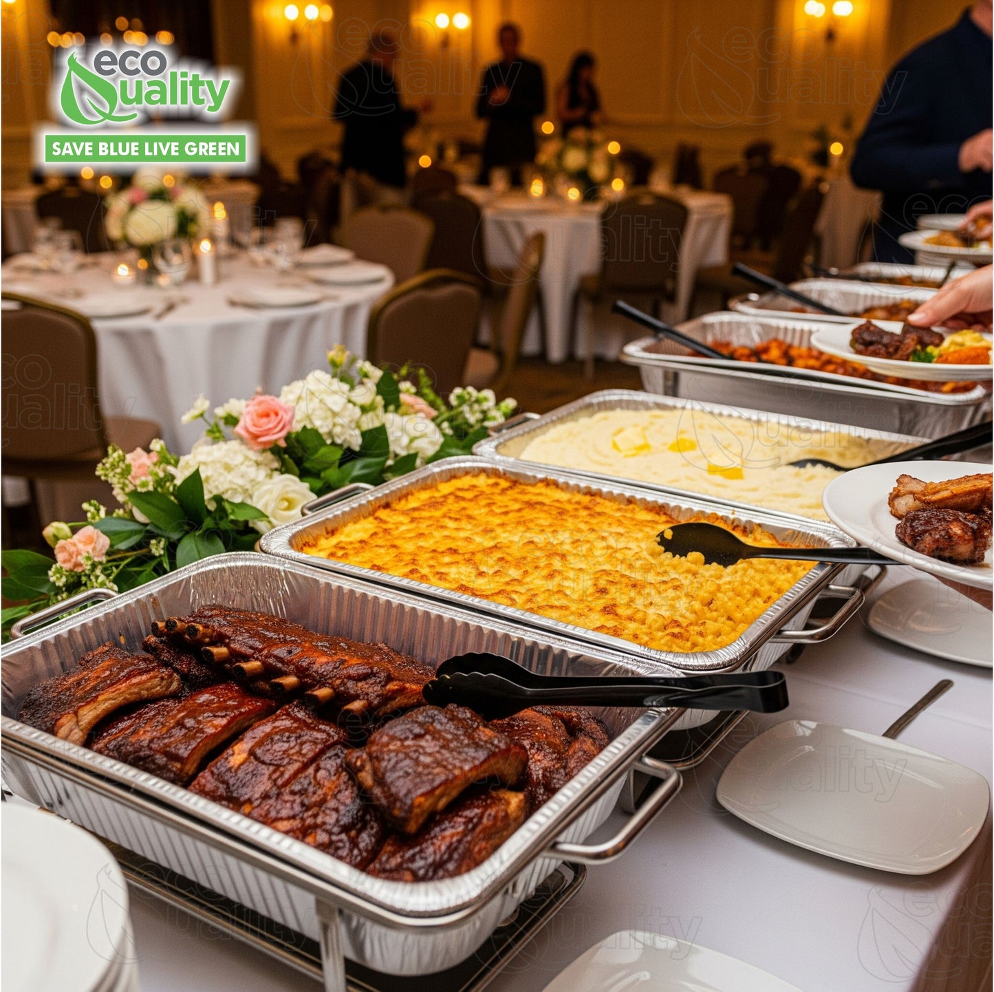 21 x 13 Disposable Aluminum Foil Full Size Deep Pans