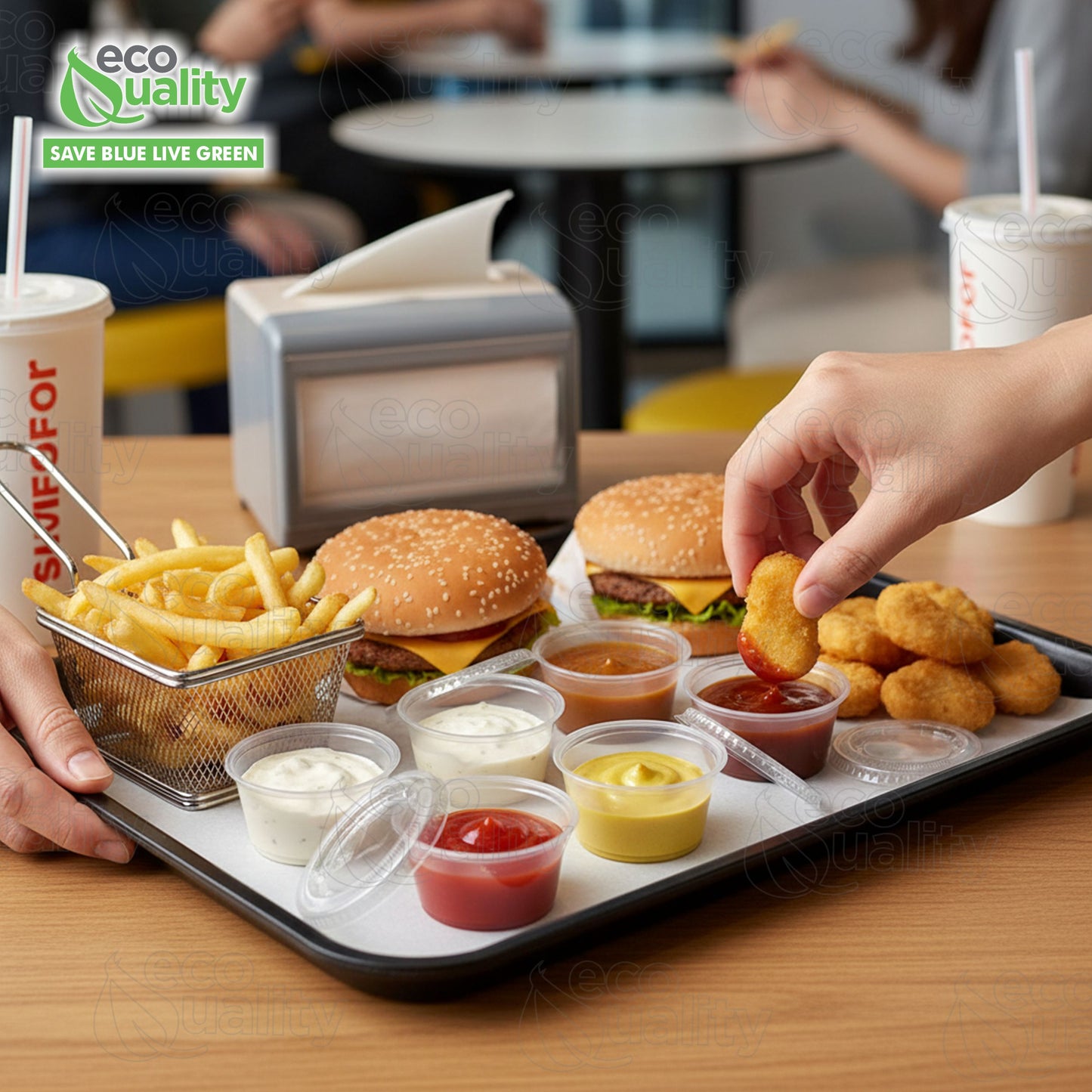 2oz Clear Leak Proof Plastic Condiment Souffle Containers with Lids, Disposable - Perfect for Sauces, Samples, Slime, Jello Shots, Food Storage