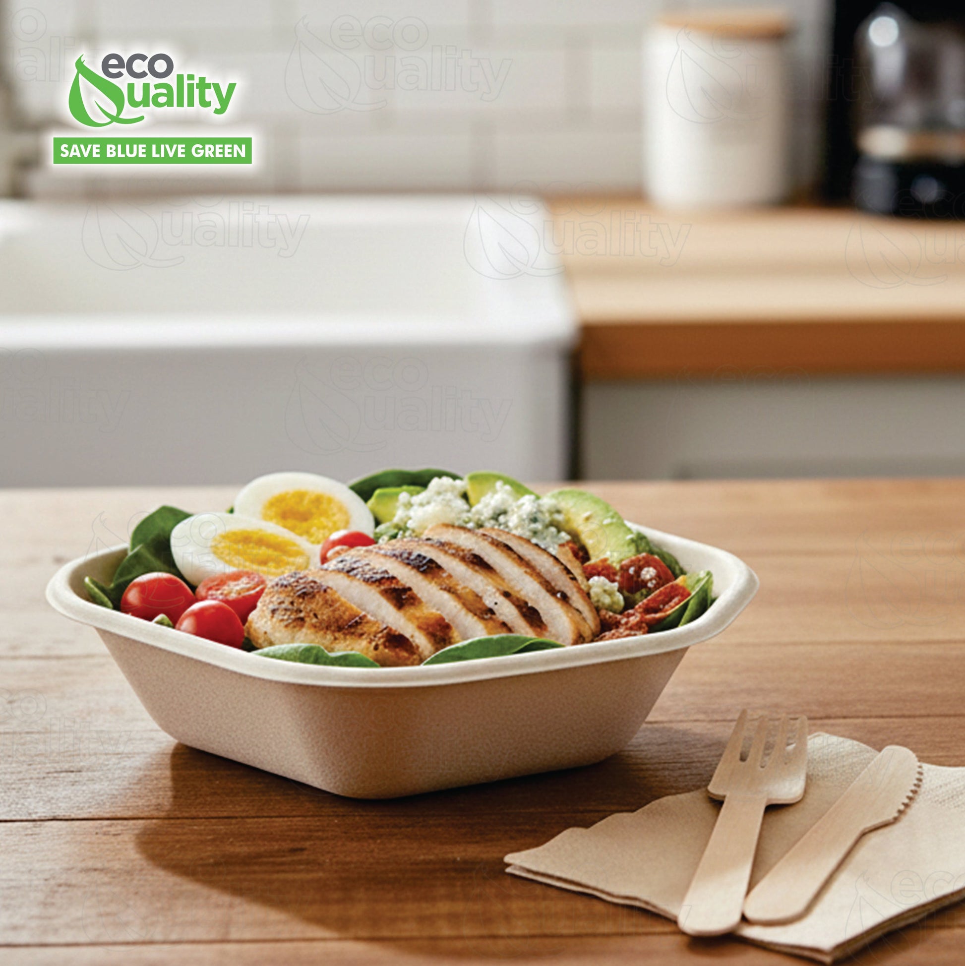 Hexagon 32oz disposable bowl made from sugarcane fiber compostable catering use