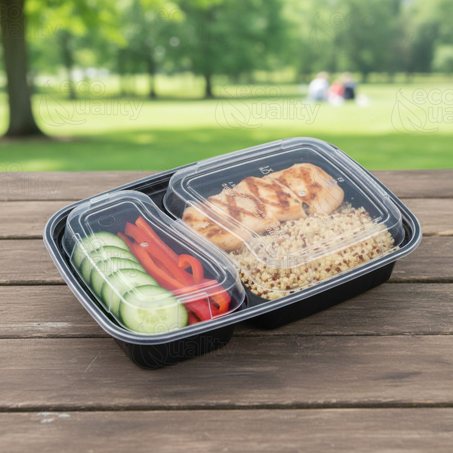 32oz Microwavable Food Storage Rectangular Meal Prep Container with Lids Great for Reusable Lunch Box, Leak Proof Restaurant Take-Out, Catering