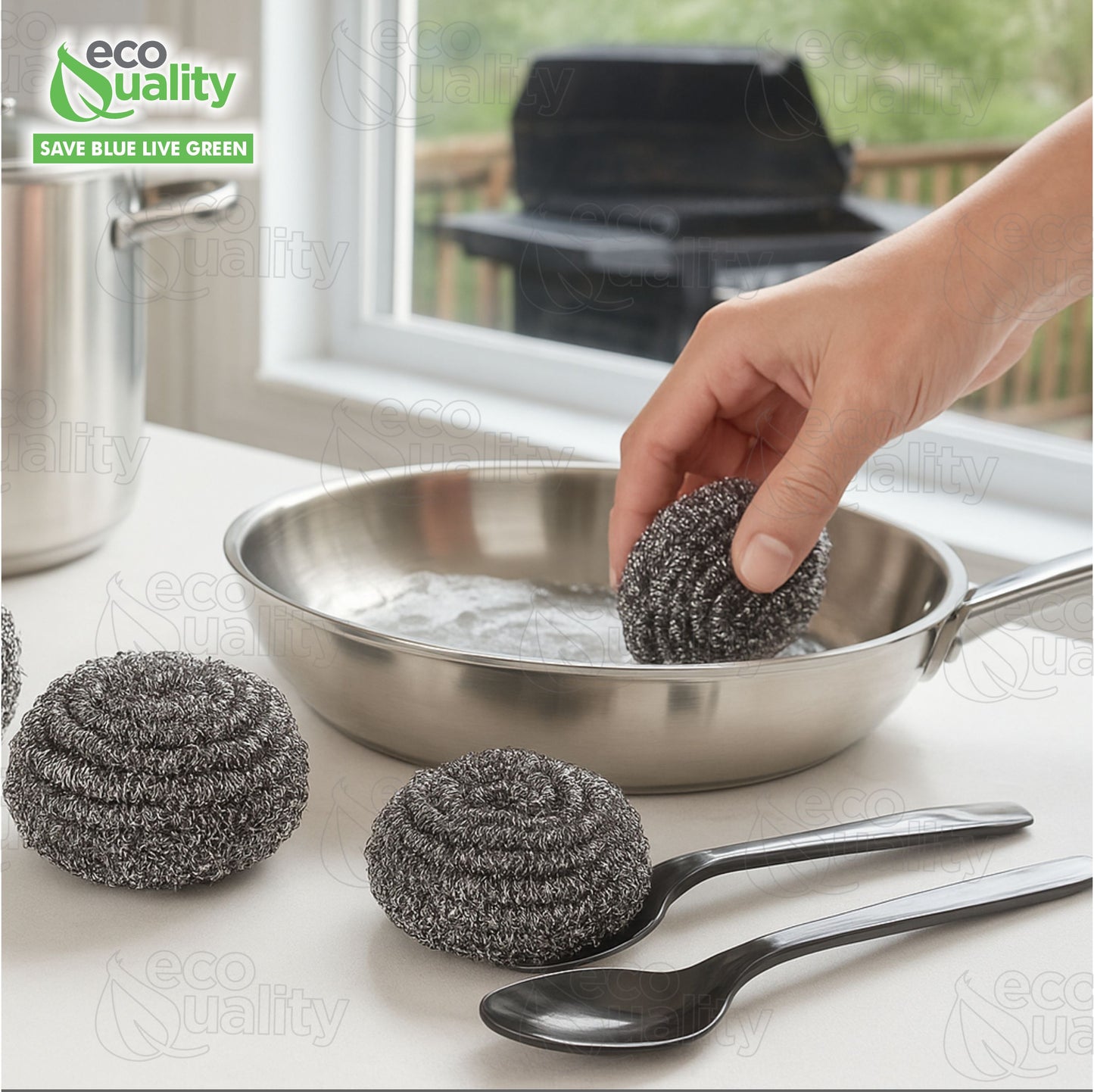 50g Stainless Steel Scrubber Steel Wool Sponges