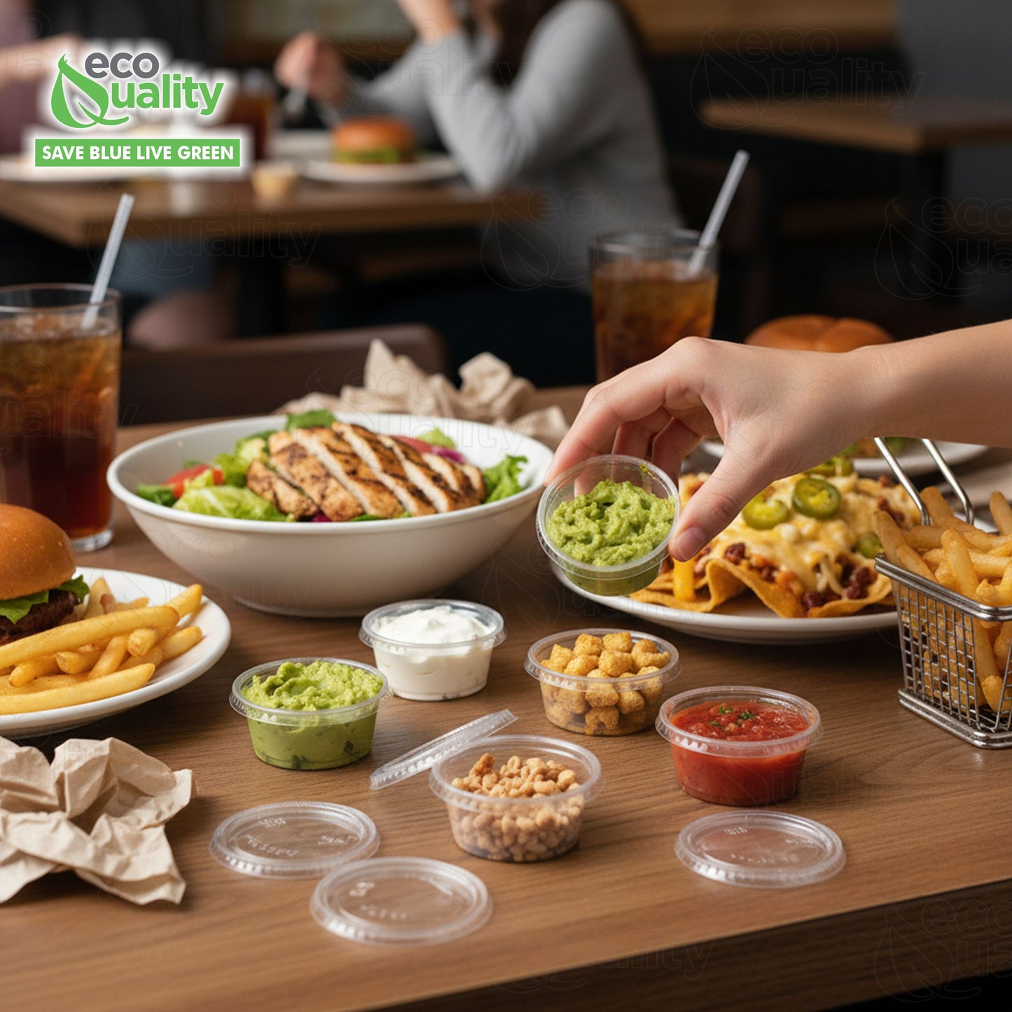 Clear Leak Proof Plastic Condiment Souffle Containers with Lids, Disposable - Perfect for Sauces, Samples, Slime, Jello Shots, Food Storage