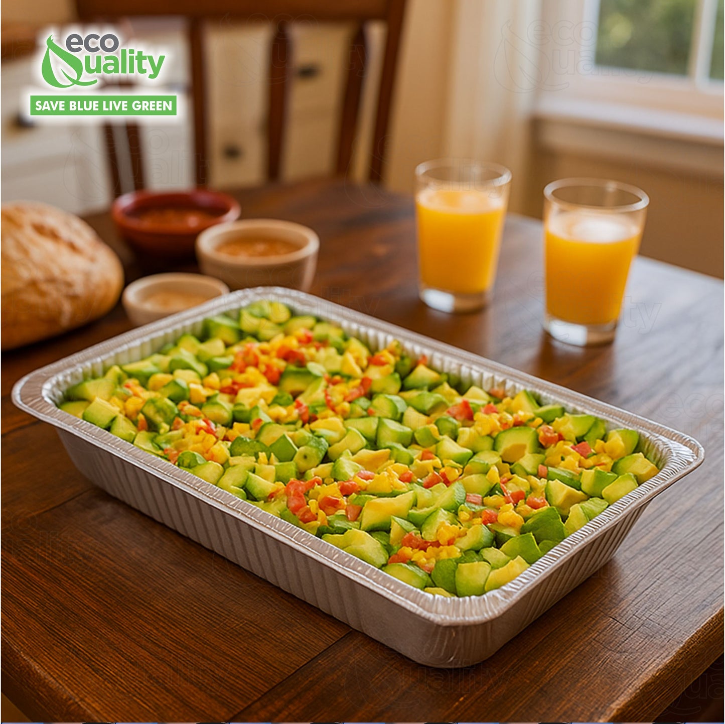 21 x 13 Disposable Aluminum Foil Full Size Deep Pans