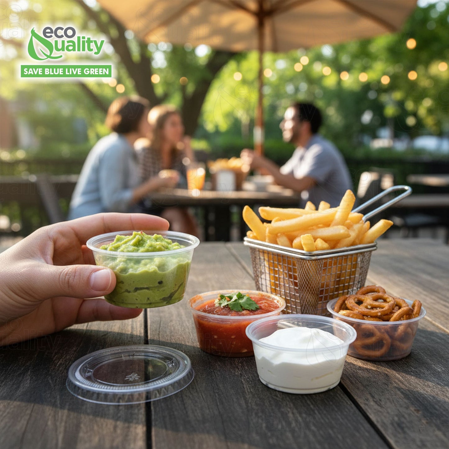 4oz Clear Leak Proof Plastic Condiment Souffle Containers with Lids, Disposable - Perfect for Sauces, Samples, Slime, Jello Shots, Food Storage