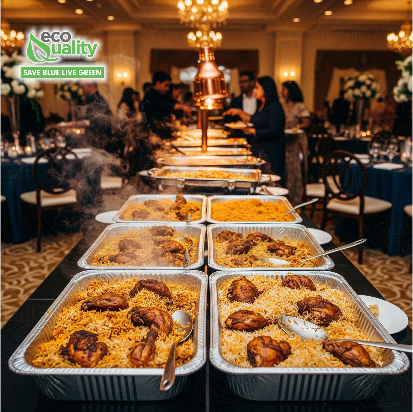 21 x 13 Disposable Aluminum Foil Full Size Deep Pans