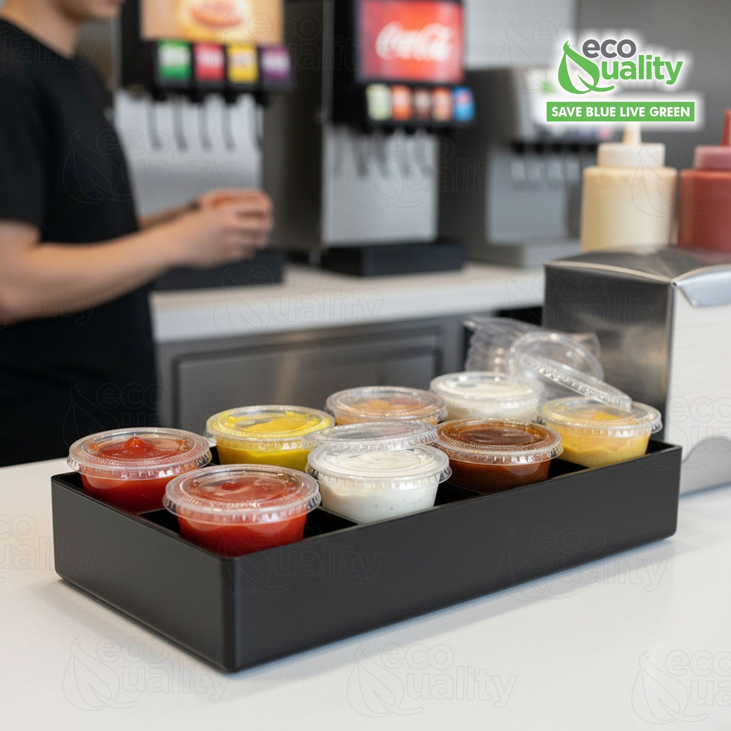 Clear Leak Proof Plastic Condiment Souffle Containers with Lids, Disposable - Perfect for Sauces, Samples, Slime, Jello Shots, Food Storage