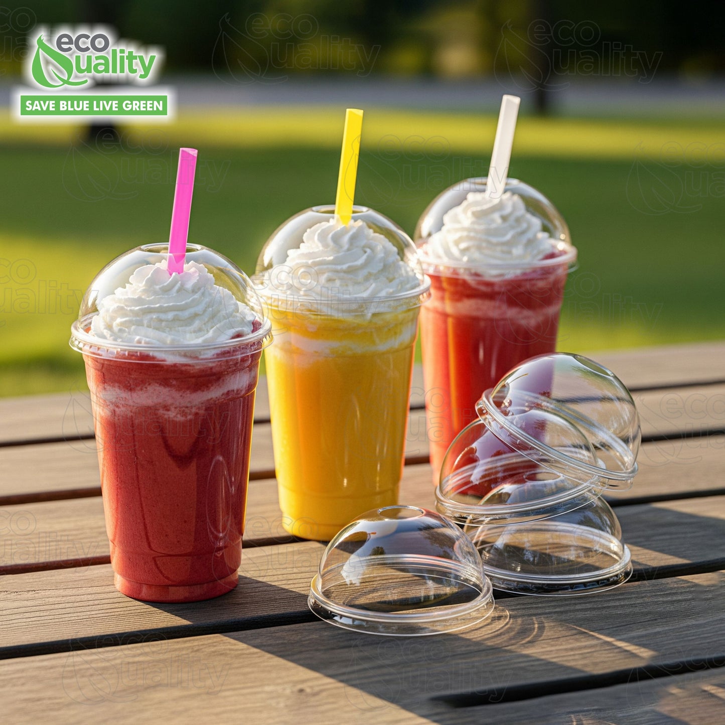 Disposable Clear Plastic  Dome Lids for Standard Sized PET Cup (9oz,10oz,12oz,14oz,16oz,20oz,24oz)